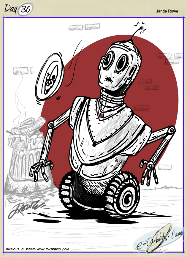 #30 MobU+Stats, robot symbiotes for Wheeler's Orbits by Jande Rowe